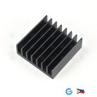 EHS-82 Extruded Aluminum Heatsink Black Anodized