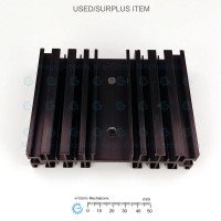 EHS-85 Extruded Aluminum Heatsink Black Anodized with Integral Standoff EHS-85 Extruded Aluminum Heatsink Black Anodized with Integral Standoff
