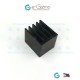 EHS-86 Extruded Aluminum Heatsink Black Anodized 19.2x19.2x23mm