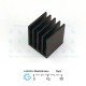 EHS-86 Extruded Aluminum Heatsink Black Anodized 19.2x19.2x23mm