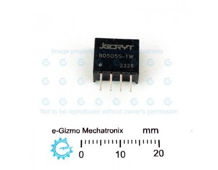 B0505S 5V 1W Isolated and Unregulated DC/DC Converter