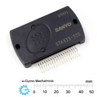 STK433-300 3-Channel 60W+60W+60W Class AB Power Amp IC