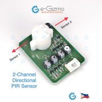 2-channel Motion and Direction sensing PIR sensor.