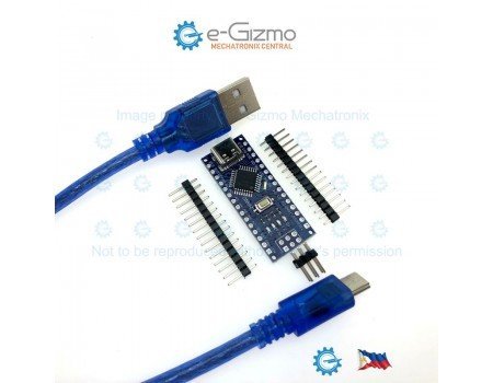 Arduino Compatible NANO R3 ATMEGA328 USB Type C with Cable