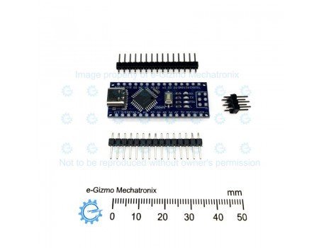 Arduino Compatible NANO R3 ATMEGA328 USB Type C with Cable