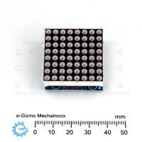 8x8 3mm Dot Matrix Display Red GC7219 MAX7219