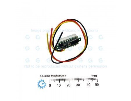 Digital Voltmeter Display 0.28inch 3 digits 0-100VDC 3-Wires