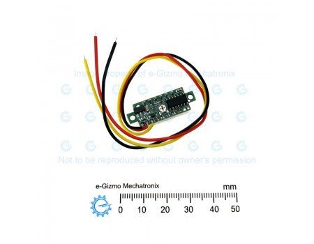 Digital Voltmeter Display 0.28inch 3 digits 0-100VDC 3-Wires