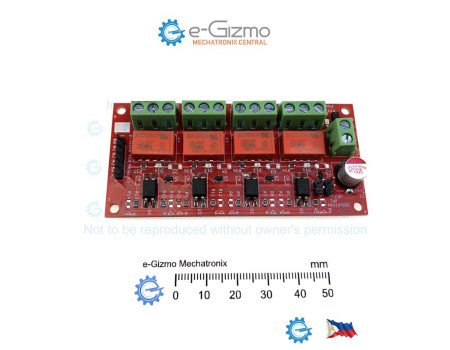 4-Channel 5V 2A Relay Module with High DC Voltage 220VDC Contact Rating