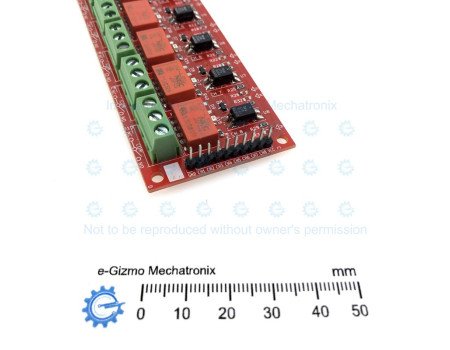 8-Channel 5V Relay Module with High DC Voltage 220VDC Contact Rating