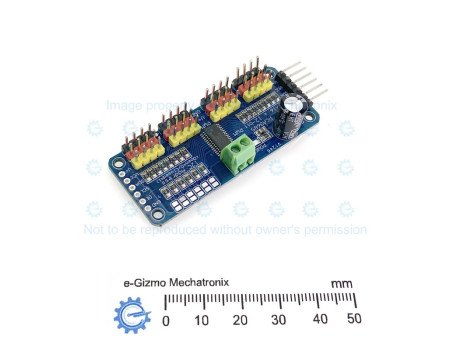 16 Channel 12-bit PWM Servo Driver I2C PCA9685