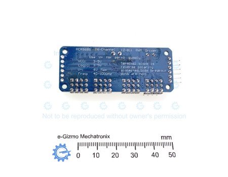 16 Channel 12-bit PWM Servo Driver I2C PCA9685