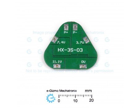 3S 6A Li-ion BMS Protection Board