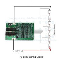 7S 15A 29.4V Liithium Ion BMS Protection Board HXYP-TY-T20 7S 15A 29.4V Liithium Ion BMS Protection Board HXYP-TY-T20