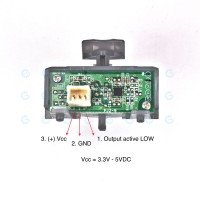 PIR motion sensor module for Well Lighted Areas Gray Fresnel Lens