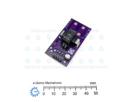 e-Gizmo 50A (125A peak) AC/DC Current Sensor Board HLSR 50-P BARE