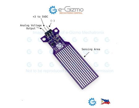e-Gizmo Low Cost Rain and Water Level Sensor Module V2 e-Gizmo Low Cost Rain and Water Level Sensor Module V2