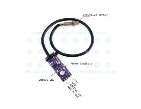 e-Gizmo Inductive Proximity (Metal Detector) Sensor Module
