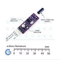 e-Gizmo SW-18015P Vibration Sensor Module Normally High