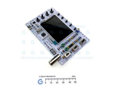 DSO183 500kHz Oscilloscope DSO Module + Built-in Signal Souces (Fully Assembled)