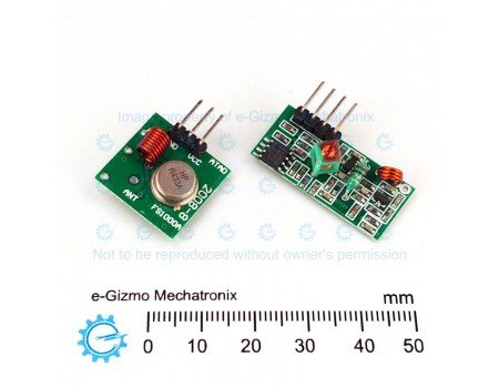 433MHz RF Transmitter and Receiver Module