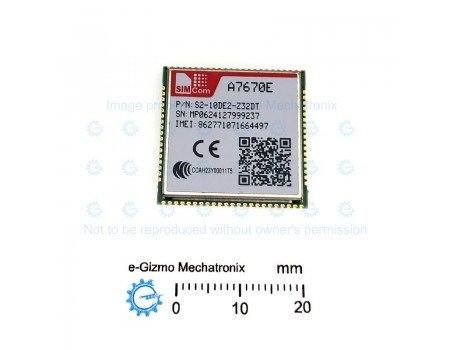 Simcom A7670E Cat-1 4G LTE Module with Voice, SMS and IoT Support Features