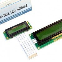 TM162XBC Mini 16 characters x 2 lines LCD 34x10mm Display Area 16-PIN FPC