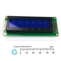 Displaytronic LCD Module 1602 16x2 White on Blue Backlight ACM1602EM-NLW-BBW Displaytronic LCD Module 1602 16x2 White on Blue Backlight ACM1602EM-NLW-BBW