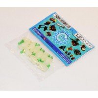 3mm Green Led Bracket-10P