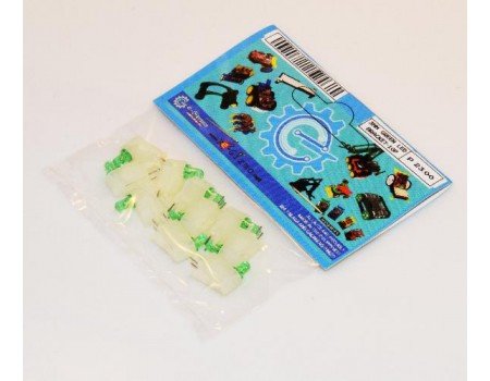 3mm Green Led Bracket-10P