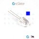 Big 10mm BLUE LED Super Bright Clear Body B10a-437-CX