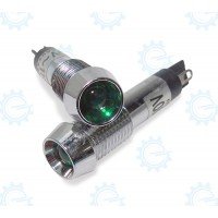 10mm Green 24V