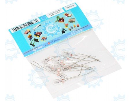 LB-5V4-10P LED Bulb 5VDC 120mA 4mm 10pcs