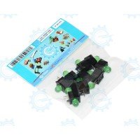 WCLED-5MM-GR-10P LED Green 5mm with Case 10pcs