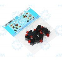 WP1533BQ-10P LED Red 5mm with case 10pcs