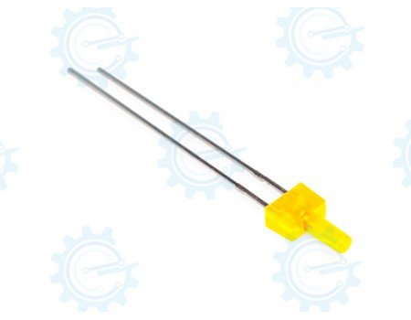 LTD-1254-A LED Flat Top Yellow D2mm