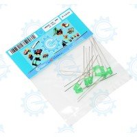 LGR3MM-10P Green LED 3mm 10pcs