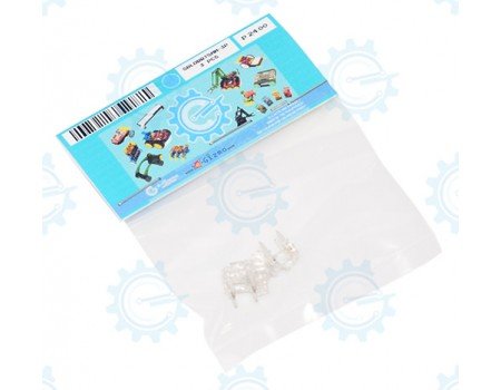 SBLORRT5MM-3P Orange Super-bright LED Round Top 5mm 3p