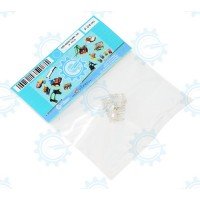 SBLRDRT5MM-3P Red Super-bright LED Round Top 5mm 3pcs