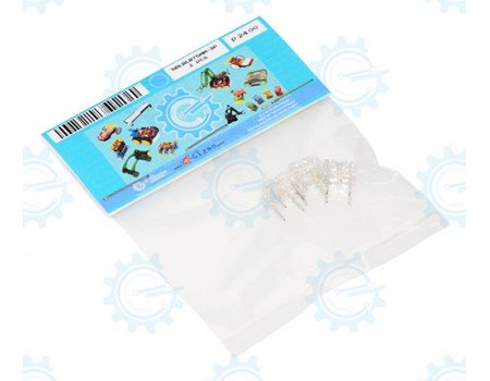 SBLBLRT5MM-3P Blue Super-bright LED Round Top 5mm 3pcs