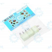 LYGSQ125712-3P Yellowgreen LED Square 12.5 x7 x12 3pcs