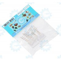 LYWDSQ779149-5P Yellow LED Square Dual 7.79x14.9mm 5pcs