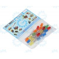 NLED-5MM-AS-P20 Normal LED 5mm Assorted Color Pack of 20
