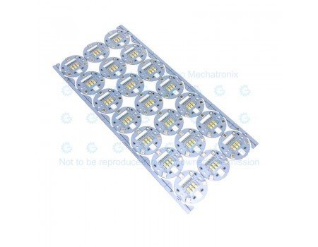 DIY Daylight + Warmwhite + RGB LED Module on 39mm Aluminum Substrate