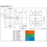 Osram Multichip RGB LED LRTBR98G