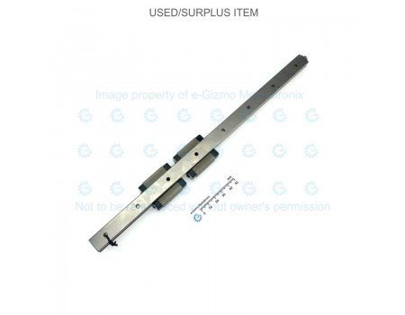 NSK Linear Motion Guide LM 15x9.5x294mm with 2x carriage [Refurbished]