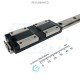 THK Linear Motion Guide LM 15x9.5x310mm with 2x carriage RSR15ZM [Refurbished]