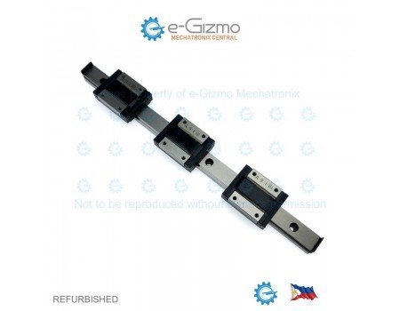 THK Linear Motion Guide LM 15x9.5x238mm with 3x carriage RSR15ZM [Refurbished]