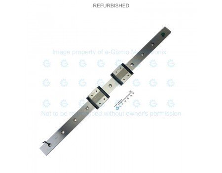 THK Linear Motion Guide LM 24x8.5x444mm with 2x carriage SRS12WM [Refurbished]