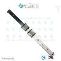 NSK Linear Motion Guide LM 24x8.5x423mm with 2x carriage LE12 [Refurbished]